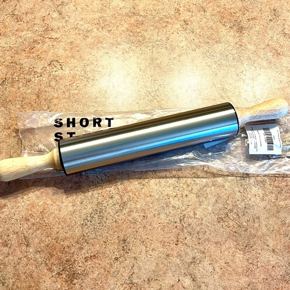 Short Stories Stainless Steel 17” Rolling Pin NWT - Picture 1 of 3